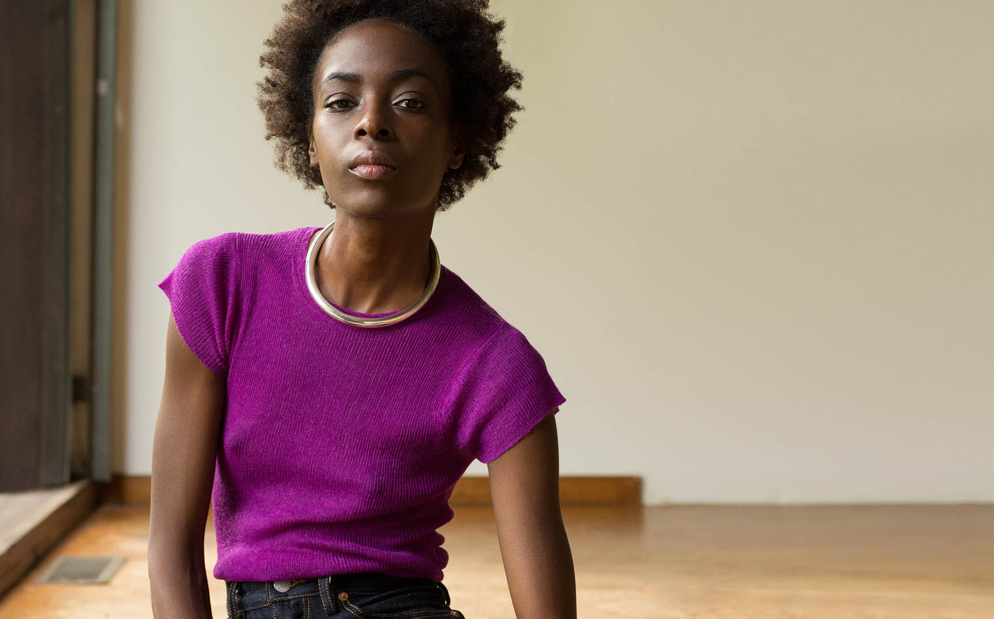 Creatures Of Comfort Violet Shrunken Tee