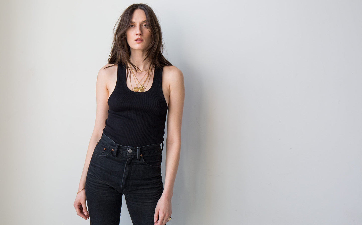 Roberta Black Maxine Tank