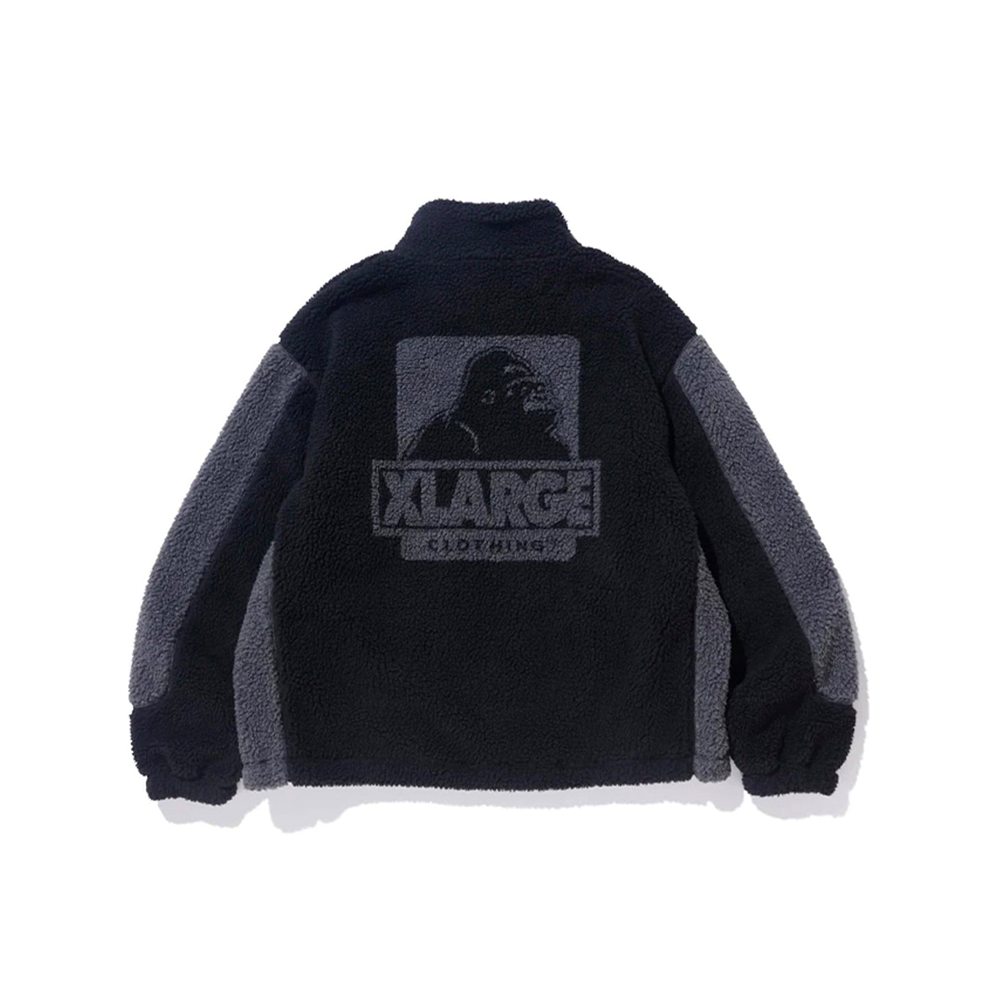 X-Large Mens Paneled Boa Fleece Jacket