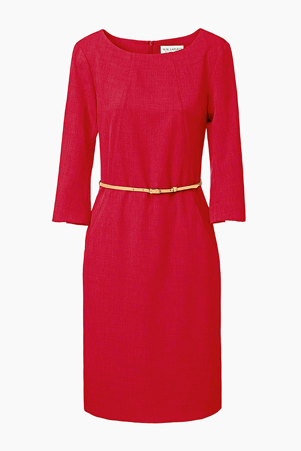 Etsuko Dress - Recycled WonderTex :: Rhubarb