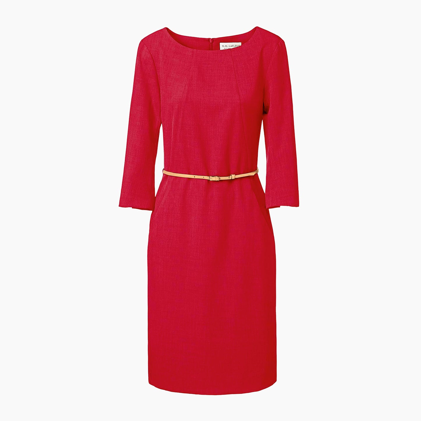 Etsuko Dress - Recycled WonderTex :: Rhubarb