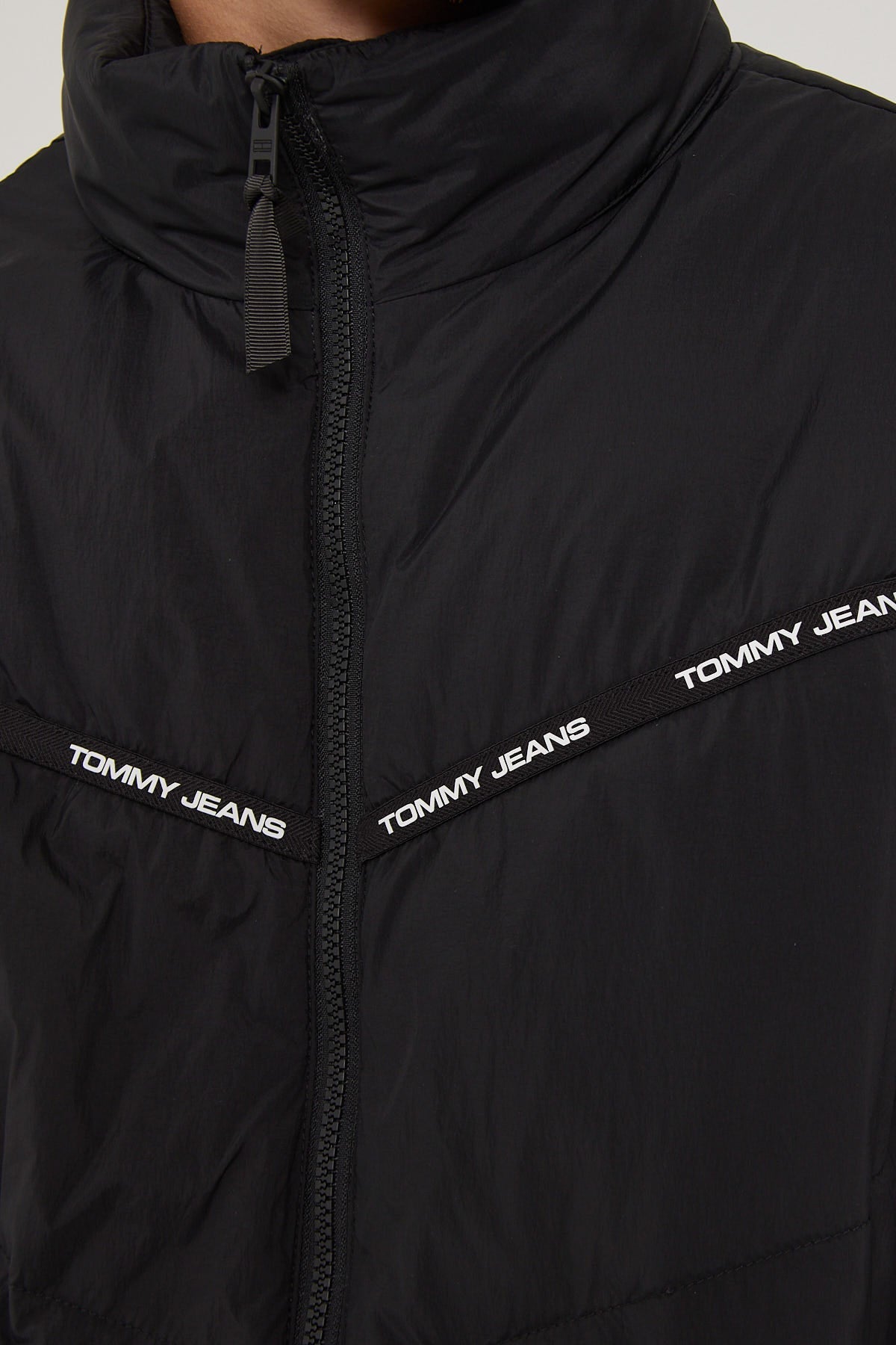 Tommy Jeans TJM Tape Detail Light Puffer Black