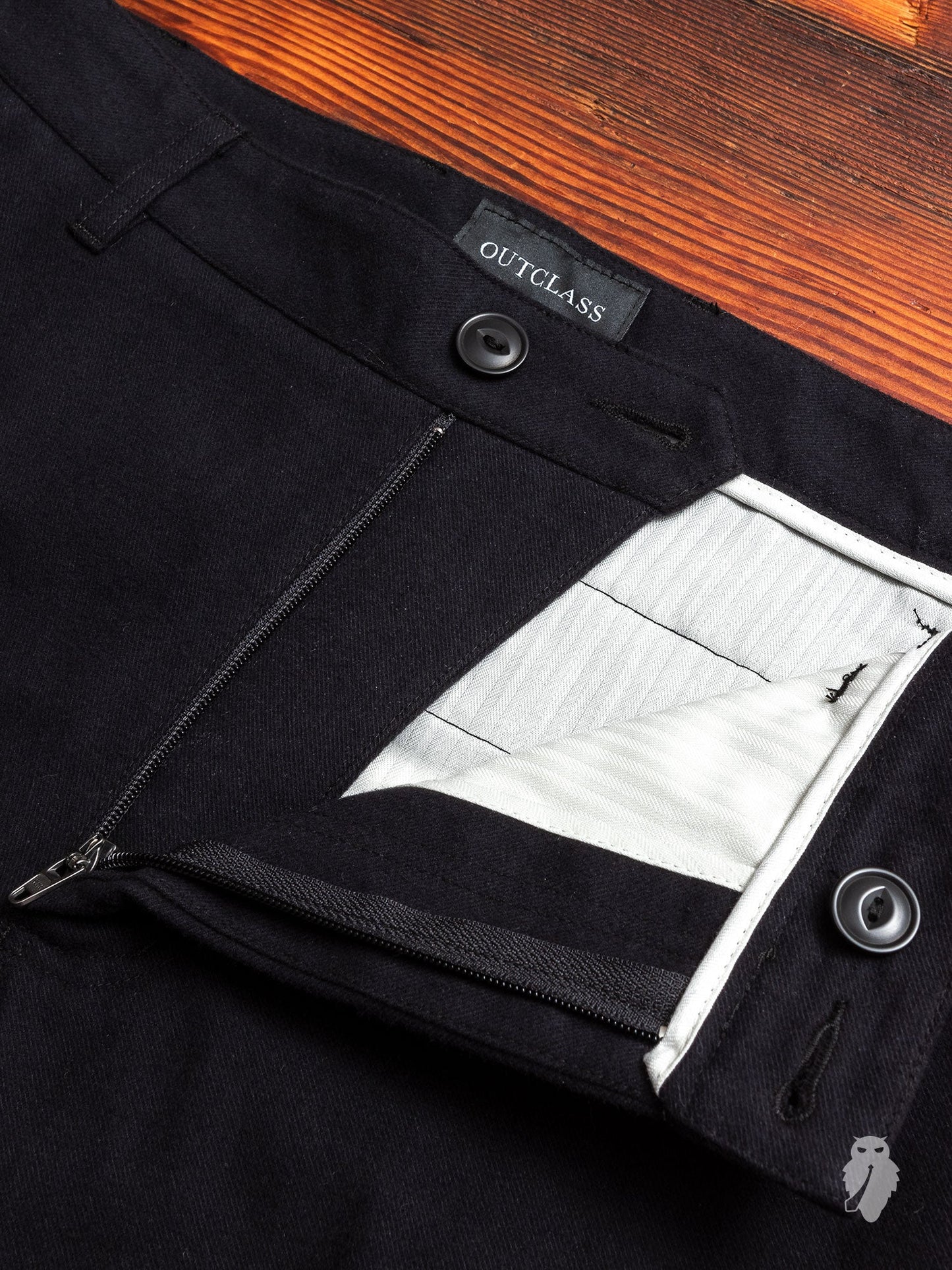 Expedition Pants in Black Brushed Twill