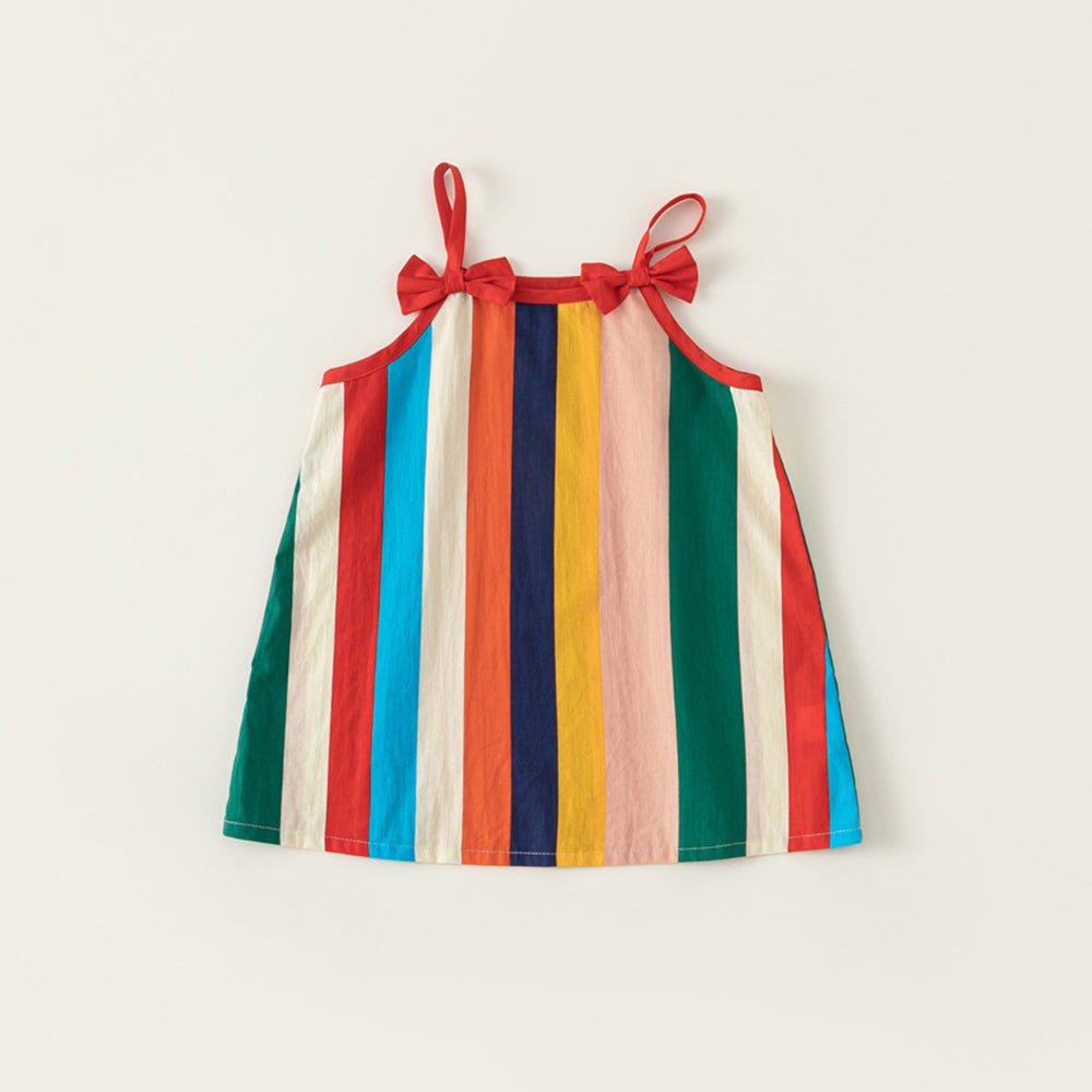 2023 Girl's Summer Striped Sundress - babeliobaby