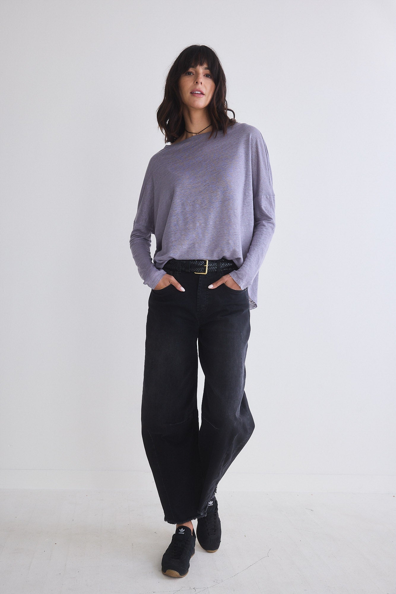 All Intents Slouchy Long Sleeve Top