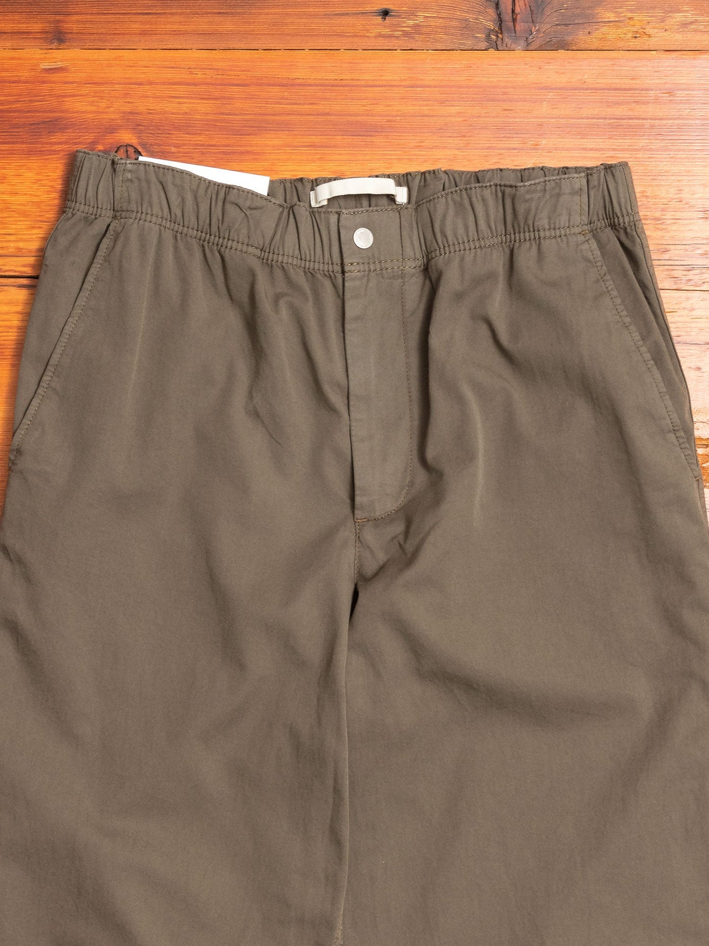 Ezra Light Twill Trousers in Ivy Green