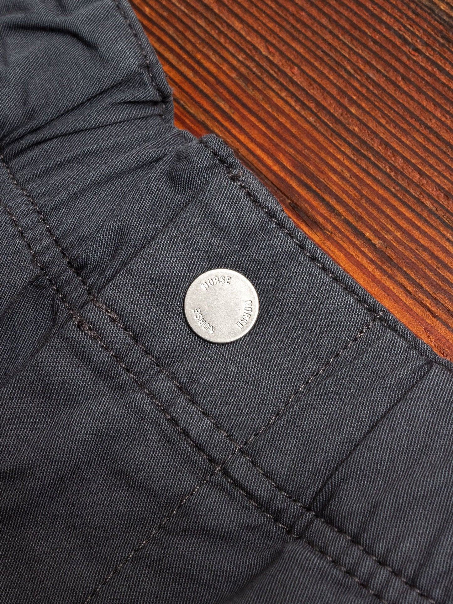 Ezra Light Twill Trousers in Slate Grey