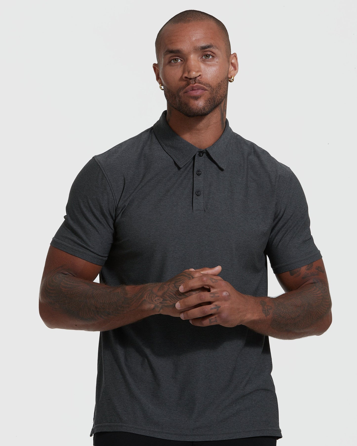 Heather Active Polo 3-Pack