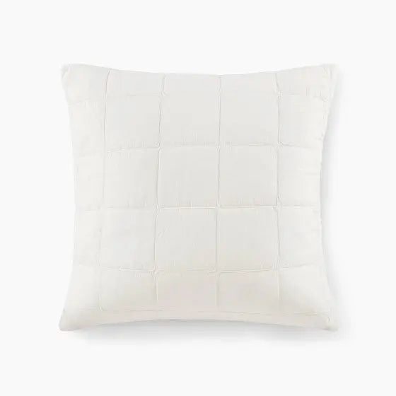 European Pillow Sham Soft White