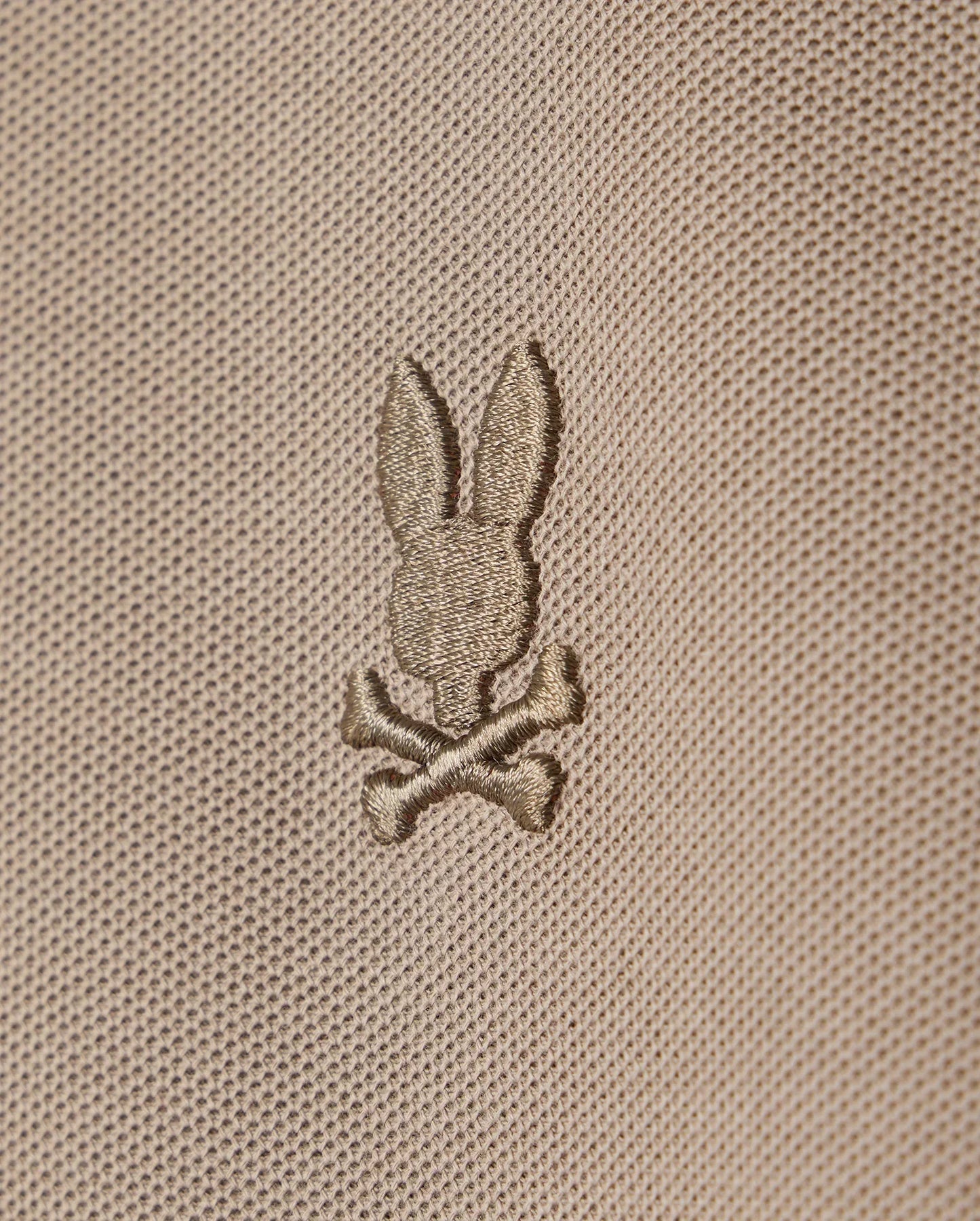 MENS TONAL EMBROIDERED PIQUE POLO SHIRT - B6K021AR00