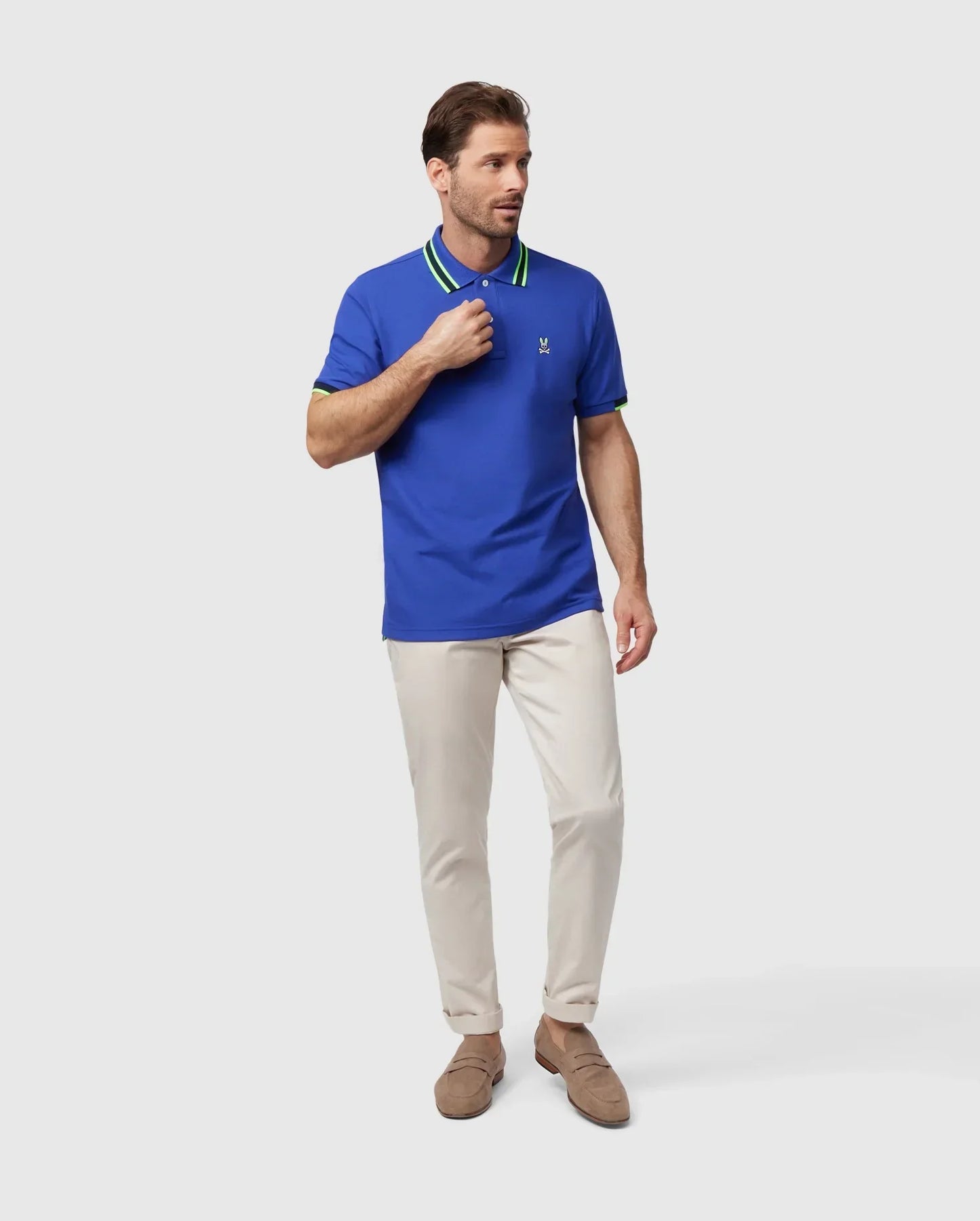 MENS WOODSTOCK PIQUE POLO SHIRT - B6K141B200