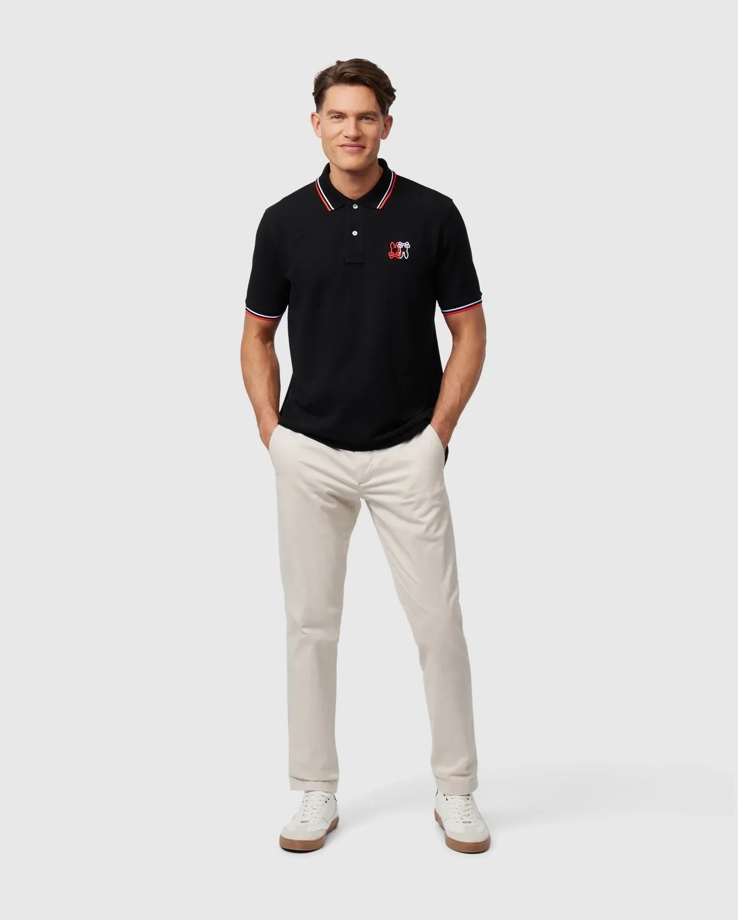MENS WINTON PIQUE POLO SHIRT - B6K841A2PC