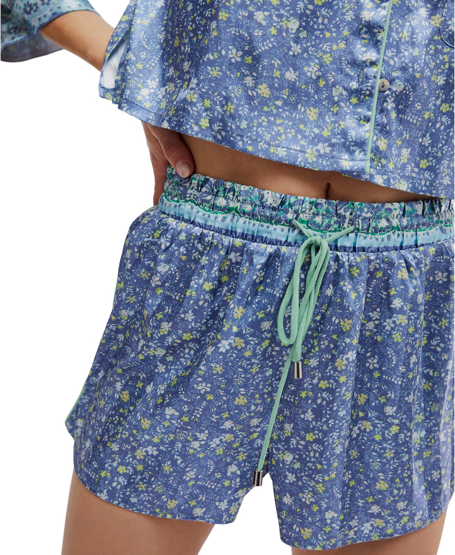 Pillow Talk PJ Set in Charcoal Combo