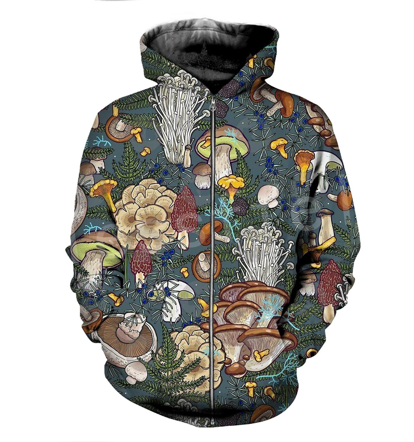 Fashion Plant 3DPrint Pullover Zipper/Hoodies/Sweatshirt