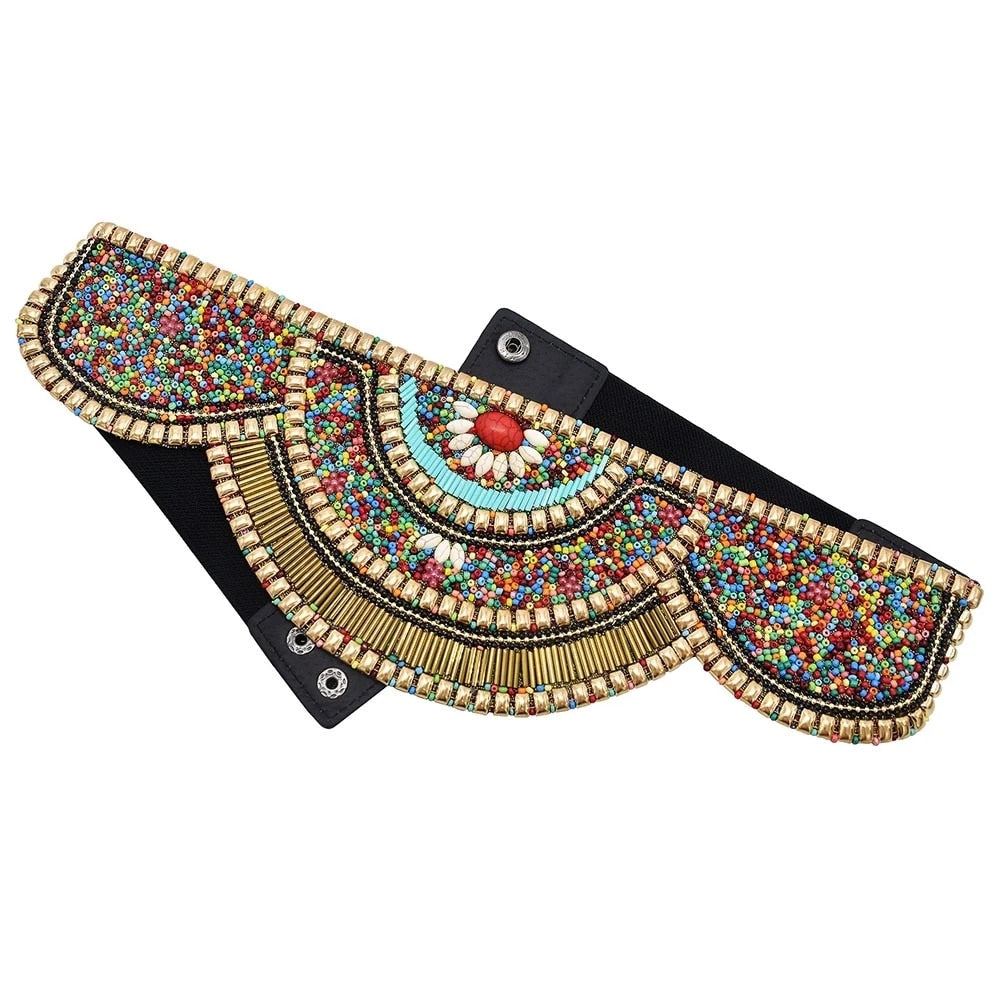 Handmade Flower Resin Beads Waistband
