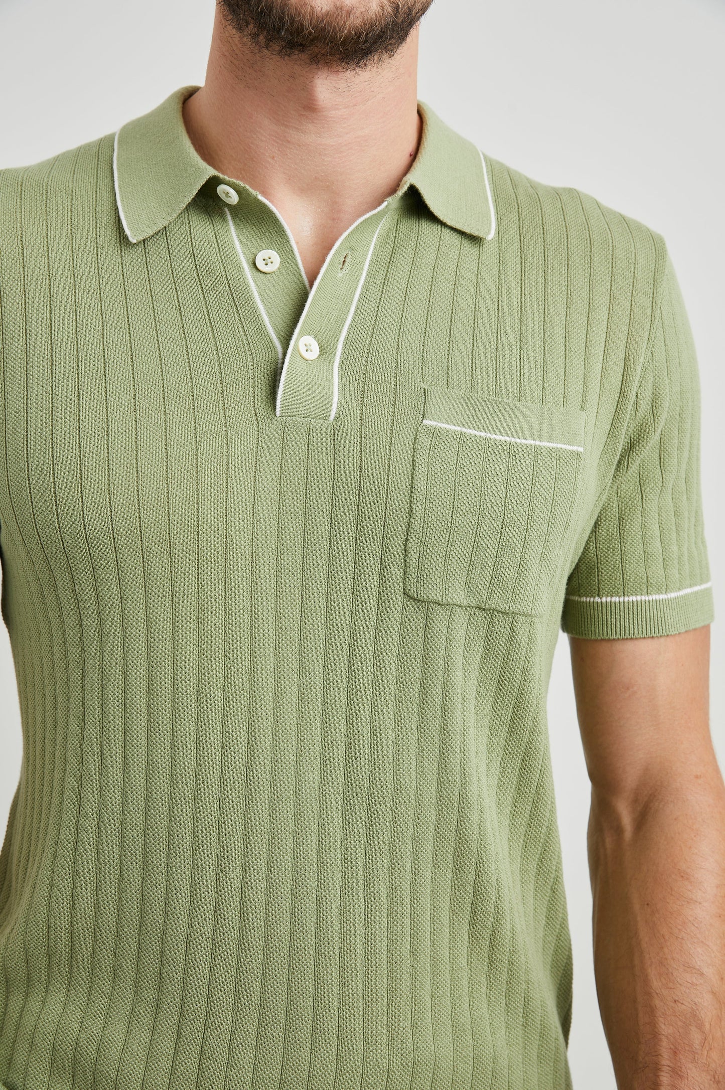 HARDY POLO SHIRT - ARUGULA