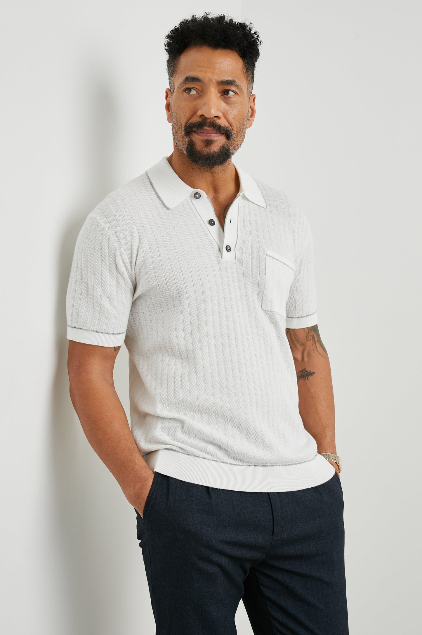 HARDY POLO SHIRT - WHITE