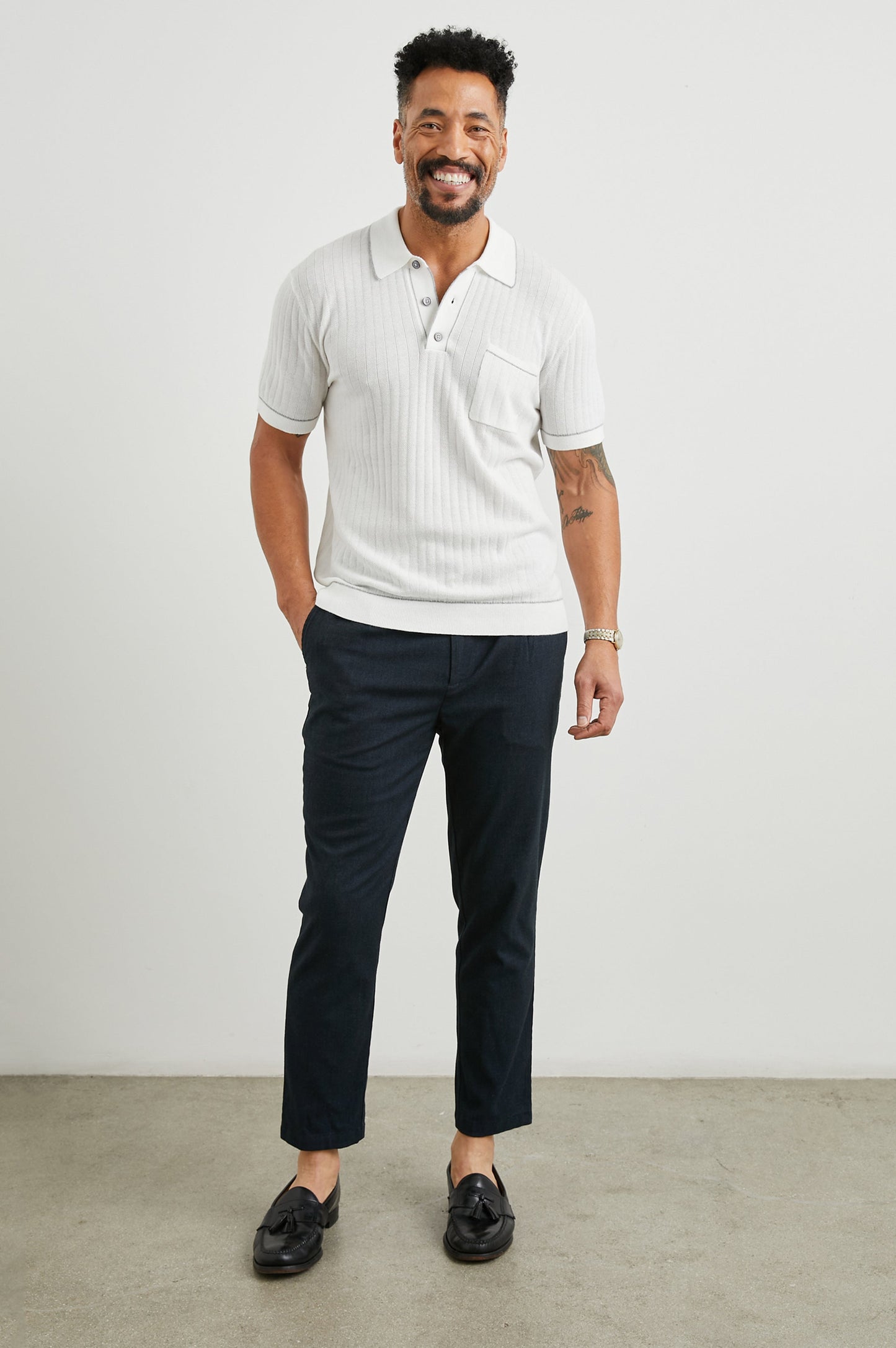 HARDY POLO SHIRT - WHITE