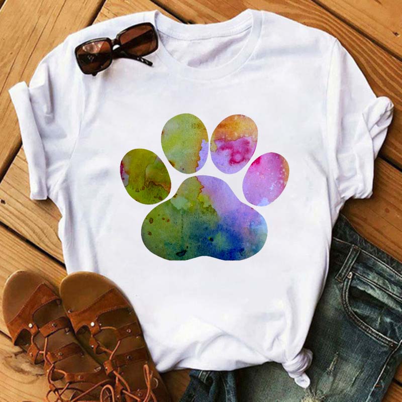 Dogs Paws, Peace & Love T-shirt