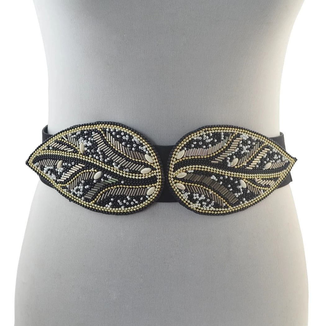 Handmade Flower Resin Beads Waistband
