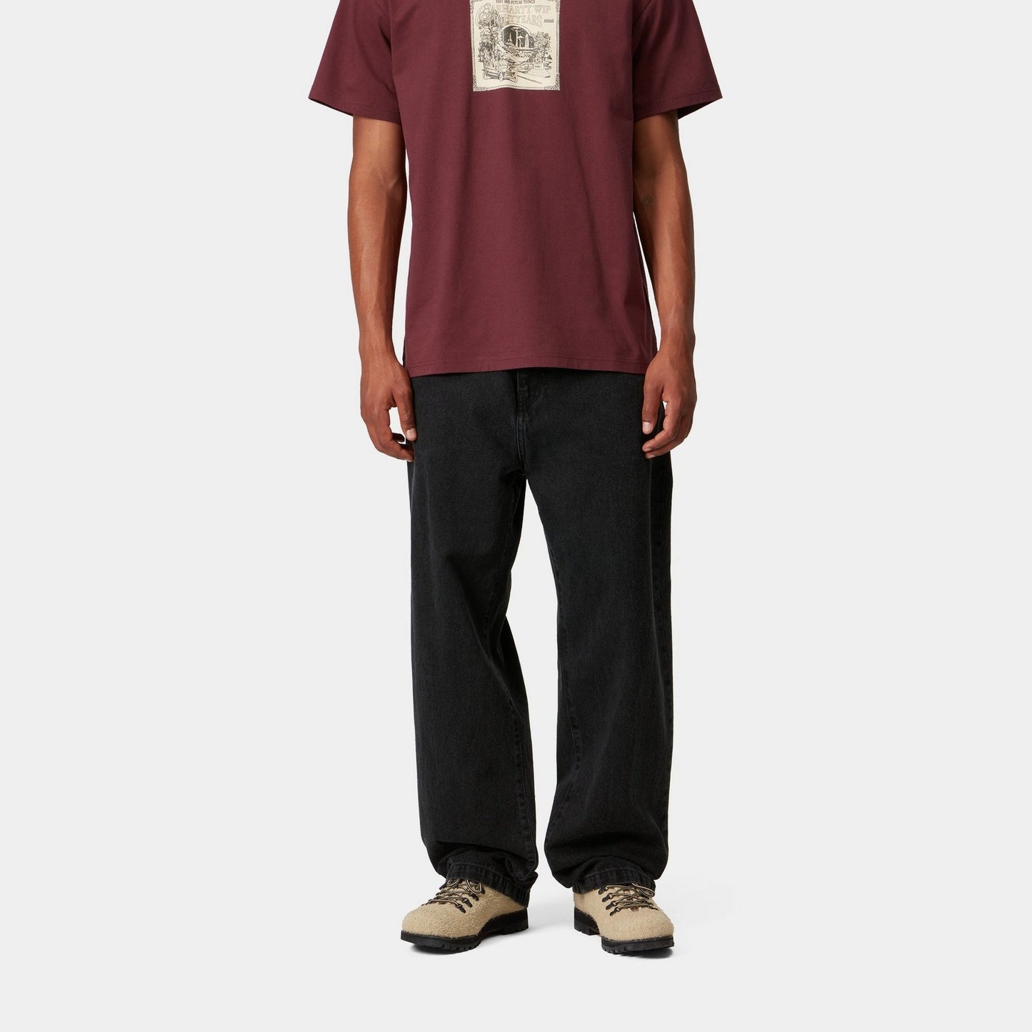 Landon Pant | Black (stone washed)