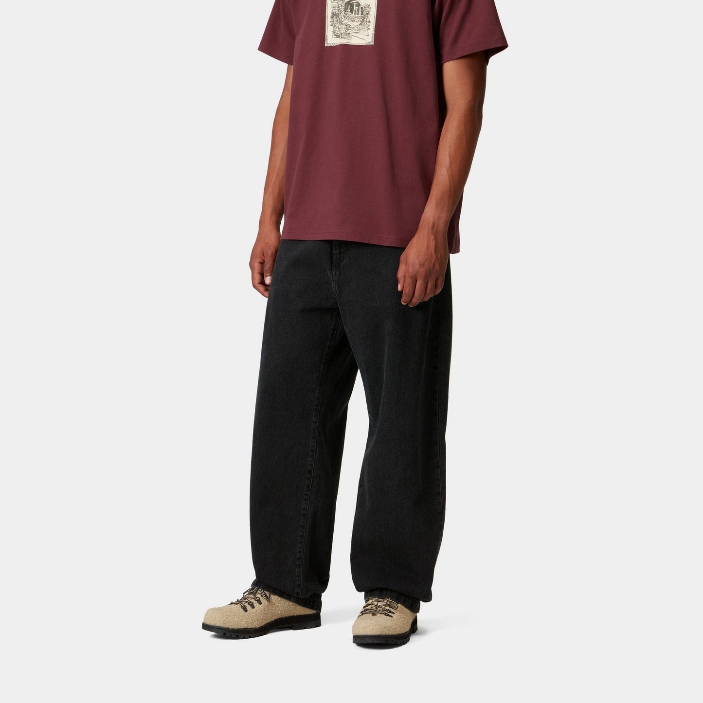 Landon Pant | Black (stone washed)