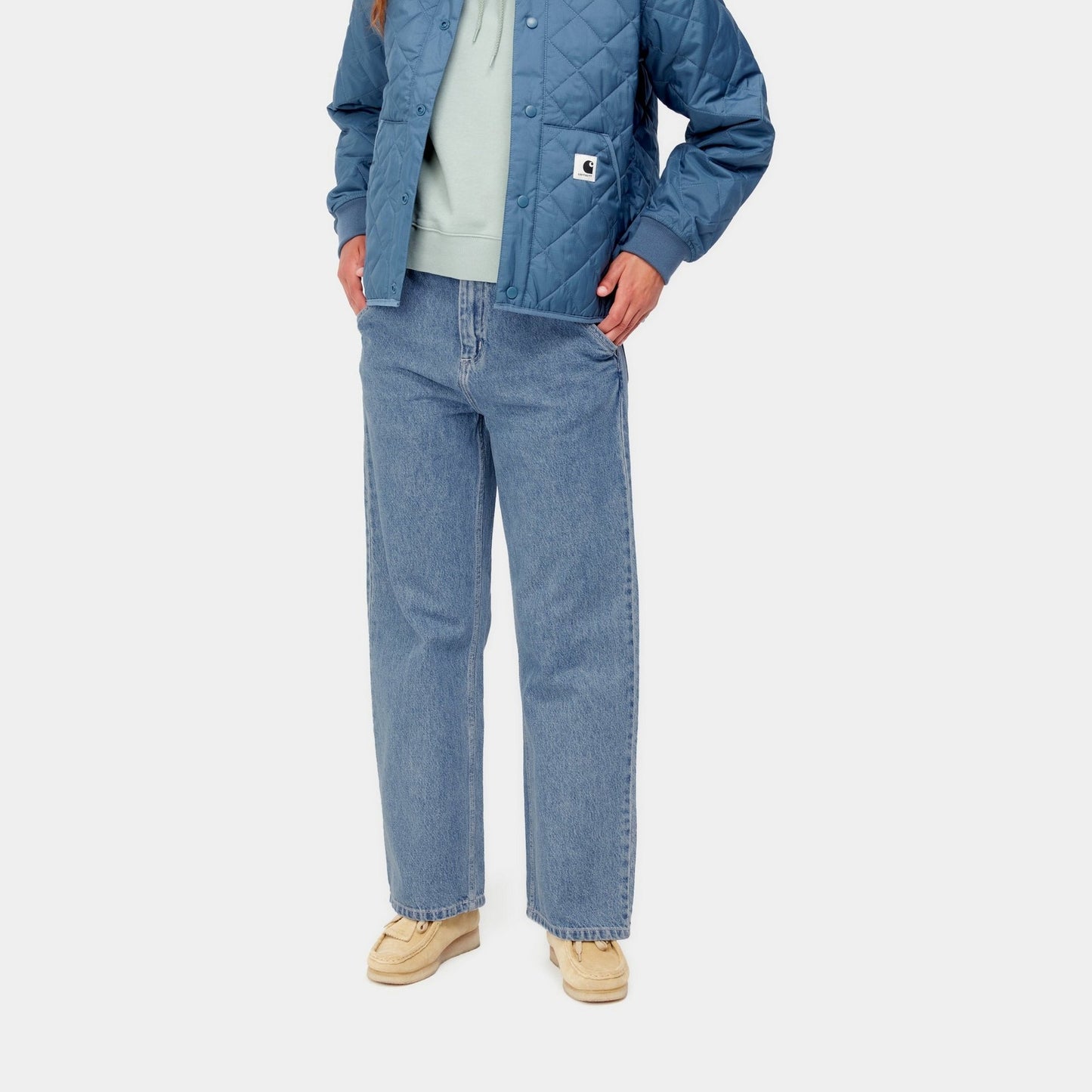 Women's Simple Pant - Denim | Blue (heavy stone wash)