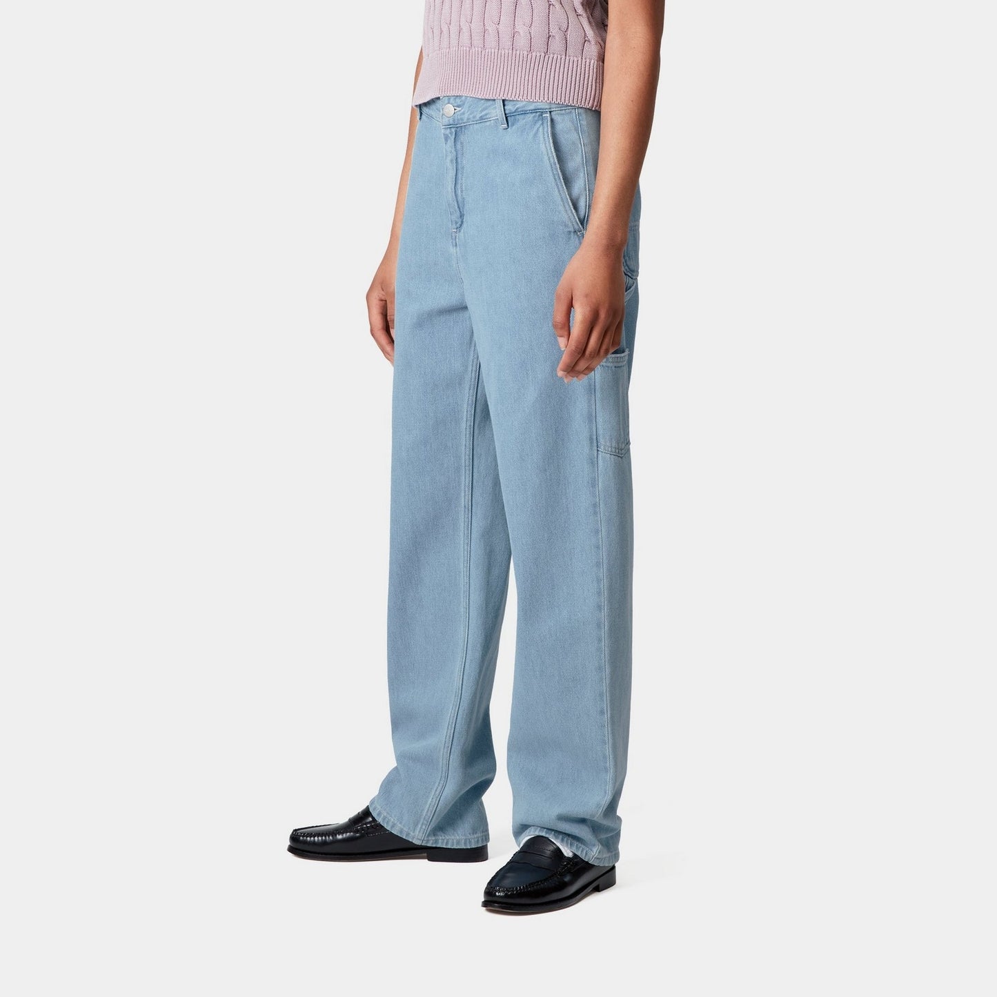 Pierce Pant Straight - Denim | Blue (stone bleached)