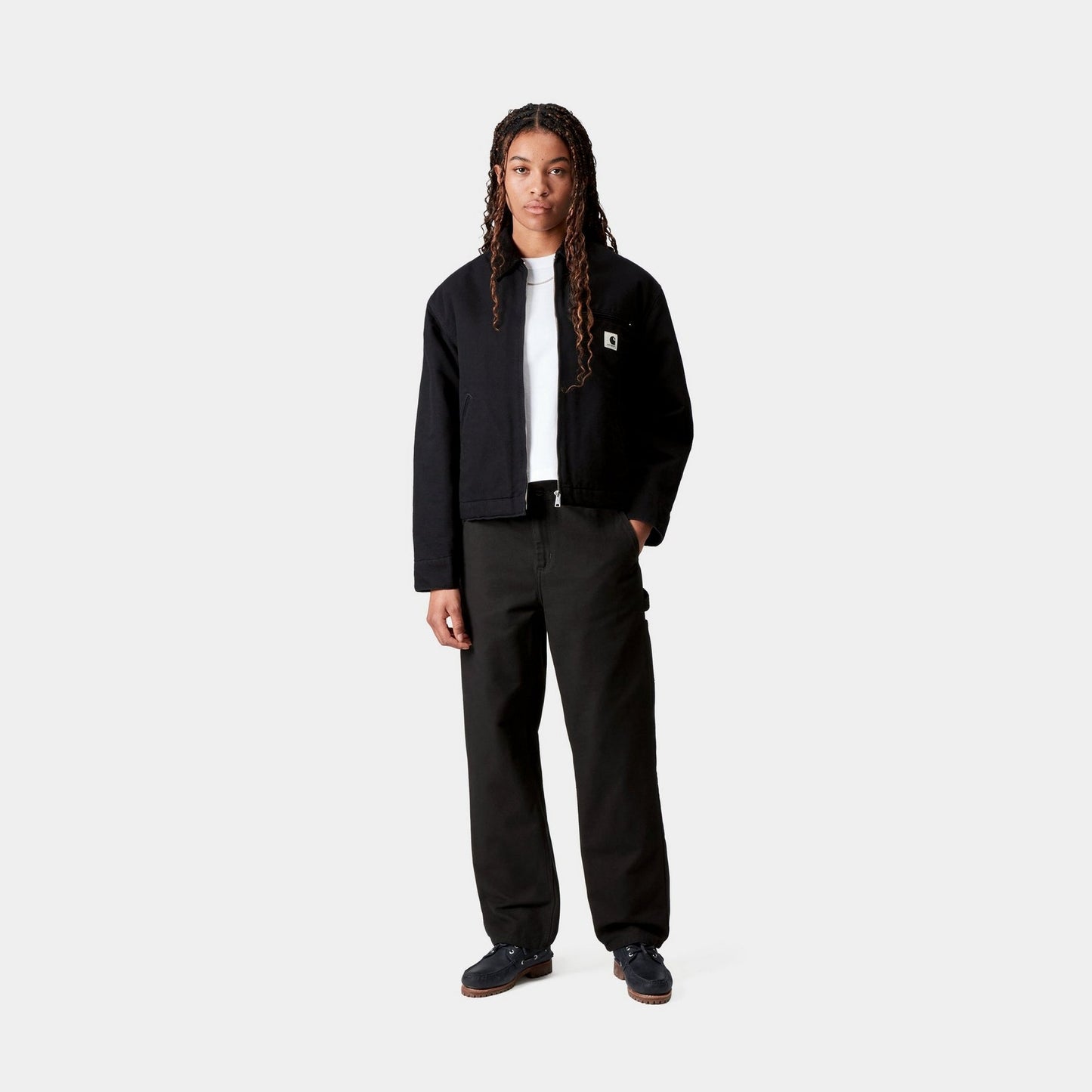 Pierce Pant Straight - Canvas | Black