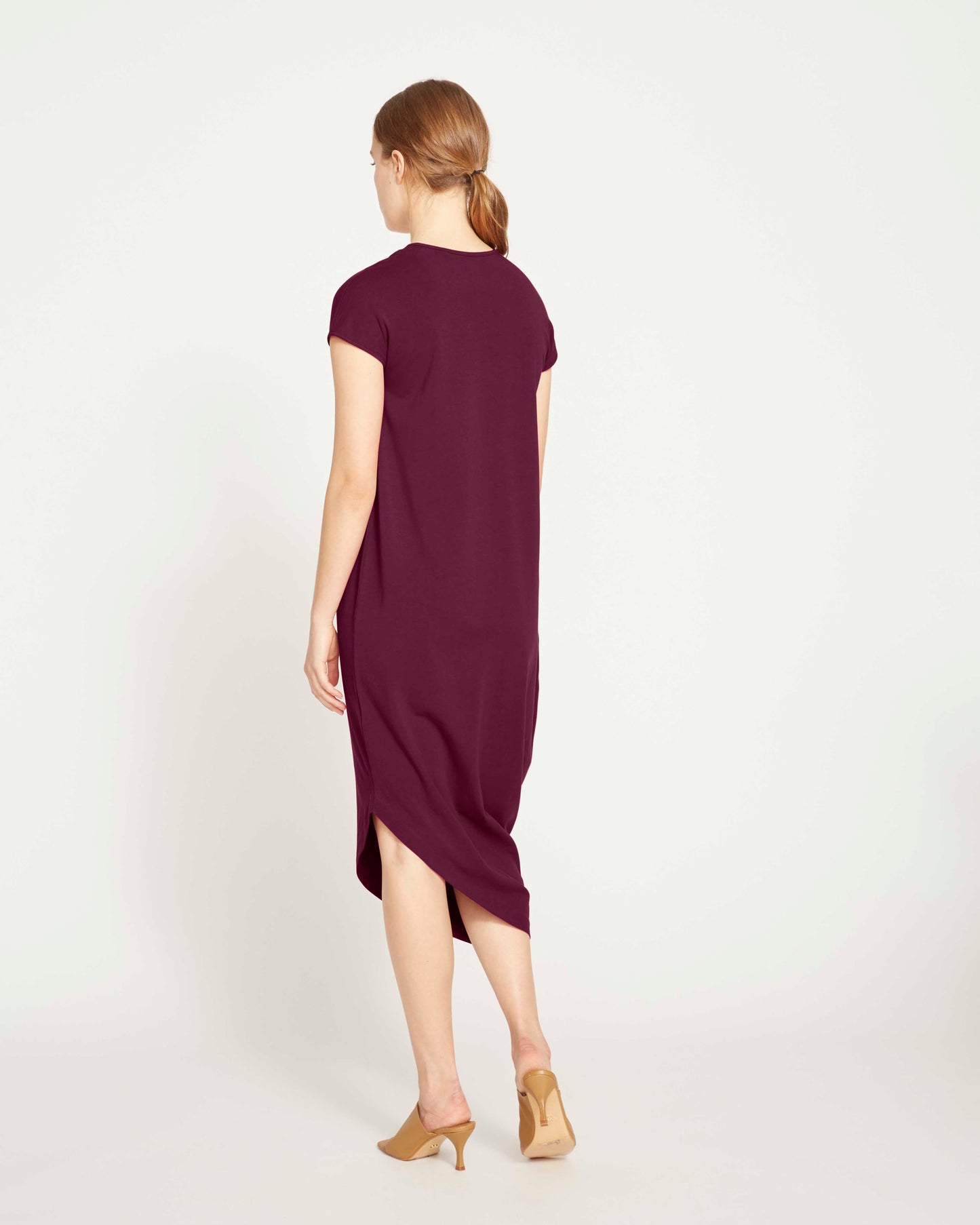 Iconic Geneva V-Neck Dress - Jam