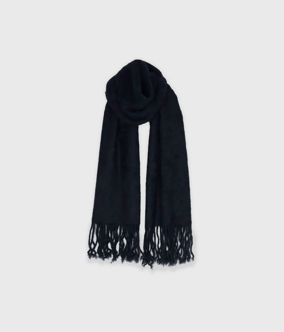 SAYAKA DAVIS brushed mohair scarf in ingigo