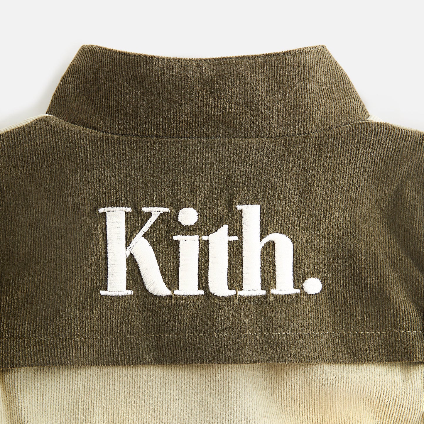 Kith Kids Micro Cord Blocked Track Jacket - Chelonian