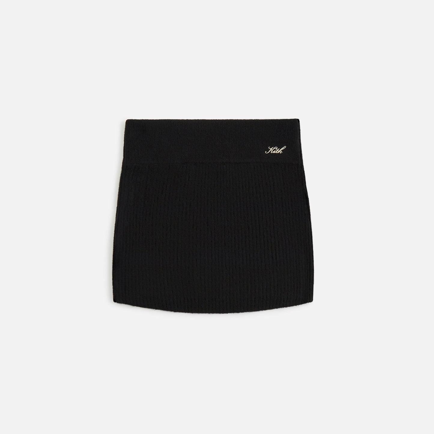 Kith Women Arys Plush Rib Mini Skirt - Black
