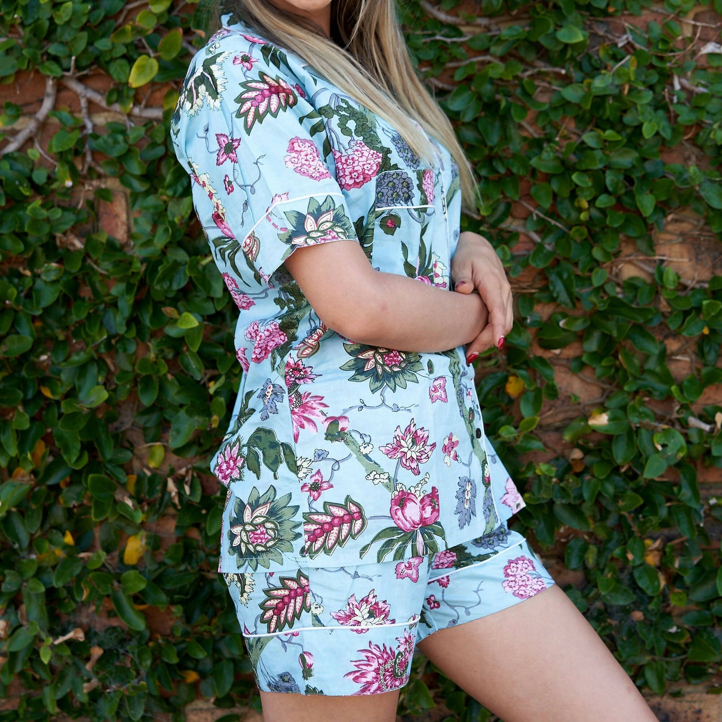 Women's Cotton Pj Shorts, Pajama Set Women, Bridesmaid Pajama, Cotton Sleep Shorts, Sleepwear Mothers Day Valentines Day Gift