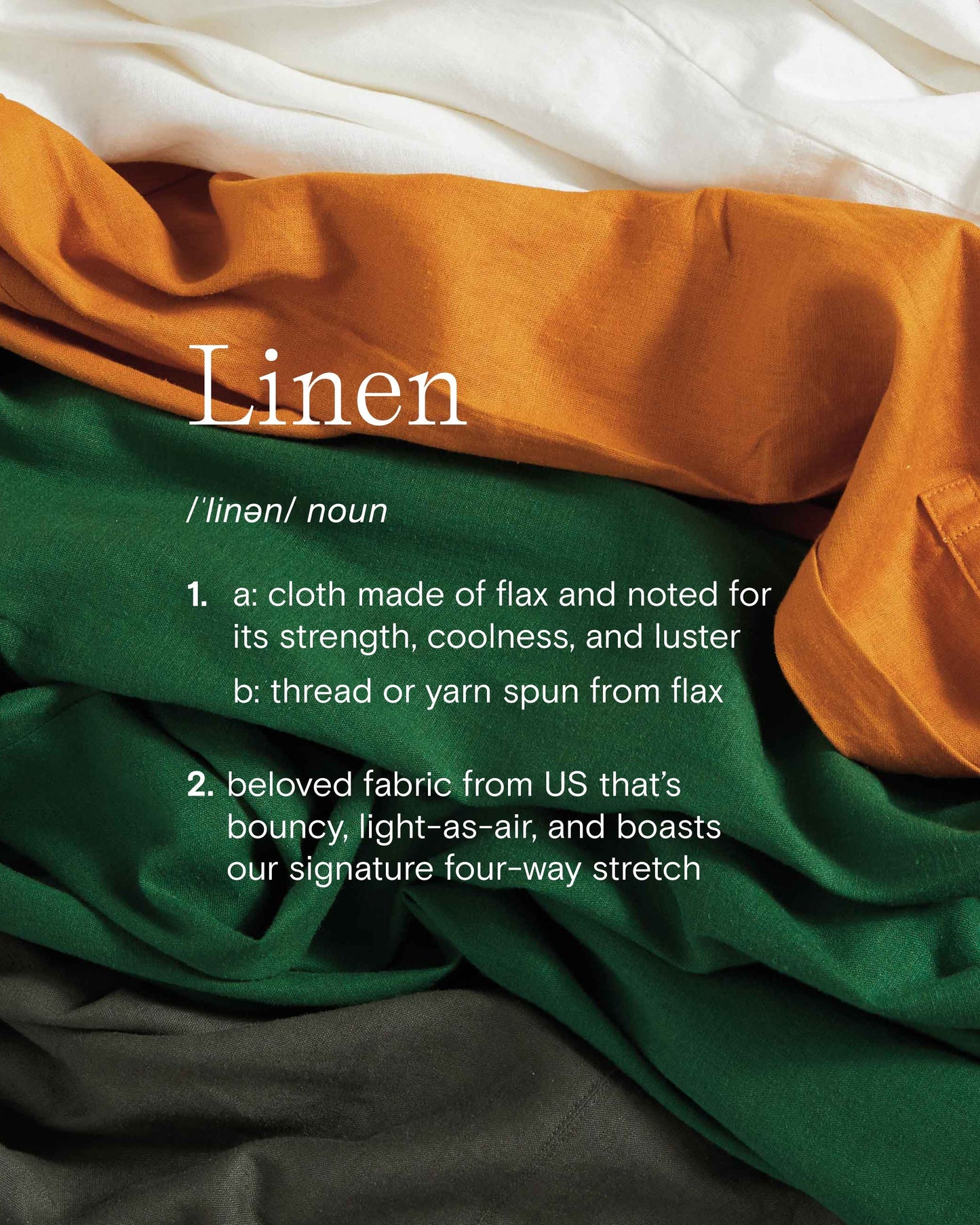 Shoreline Linen Joggers - Budding Stem