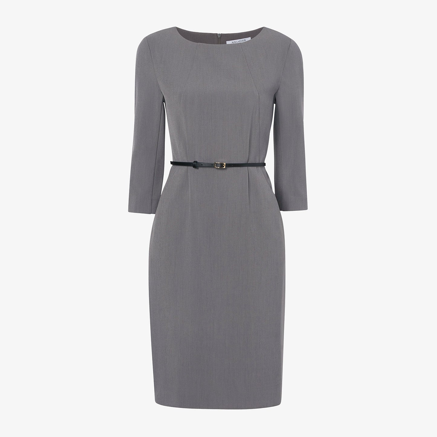 Etsuko Dress - Recycled WonderTex :: Steel Gray