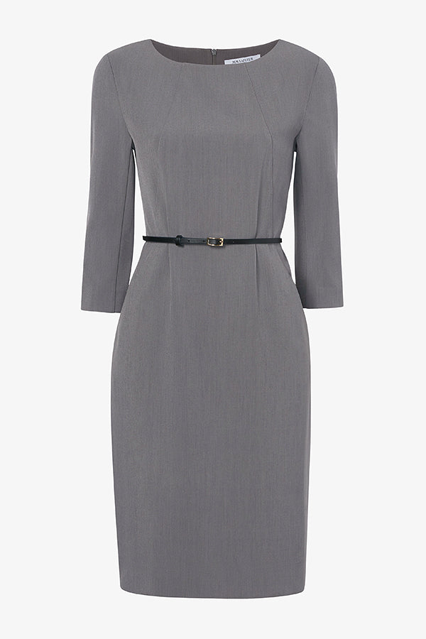 Etsuko Dress - Recycled WonderTex :: Steel Gray