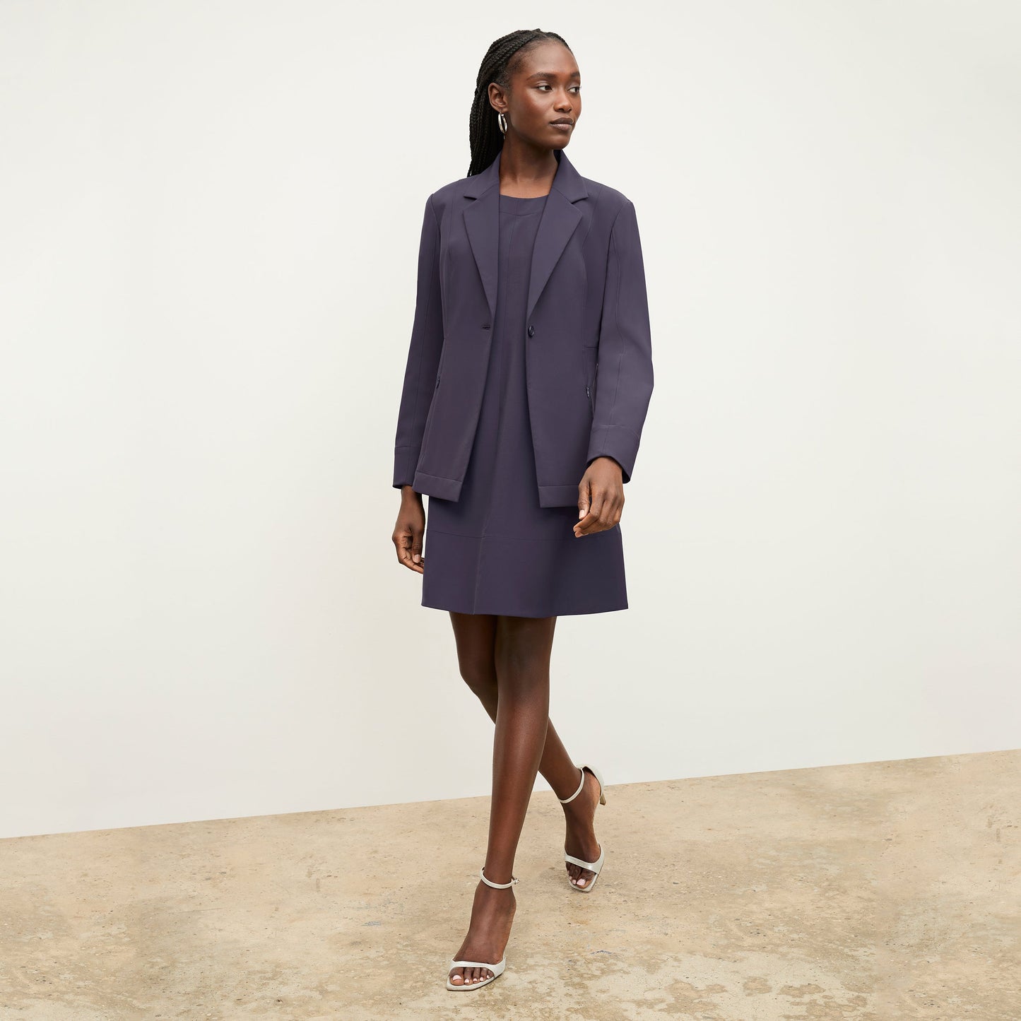 Corrie Dress - OrigamiTech :: Cool Charcoal
