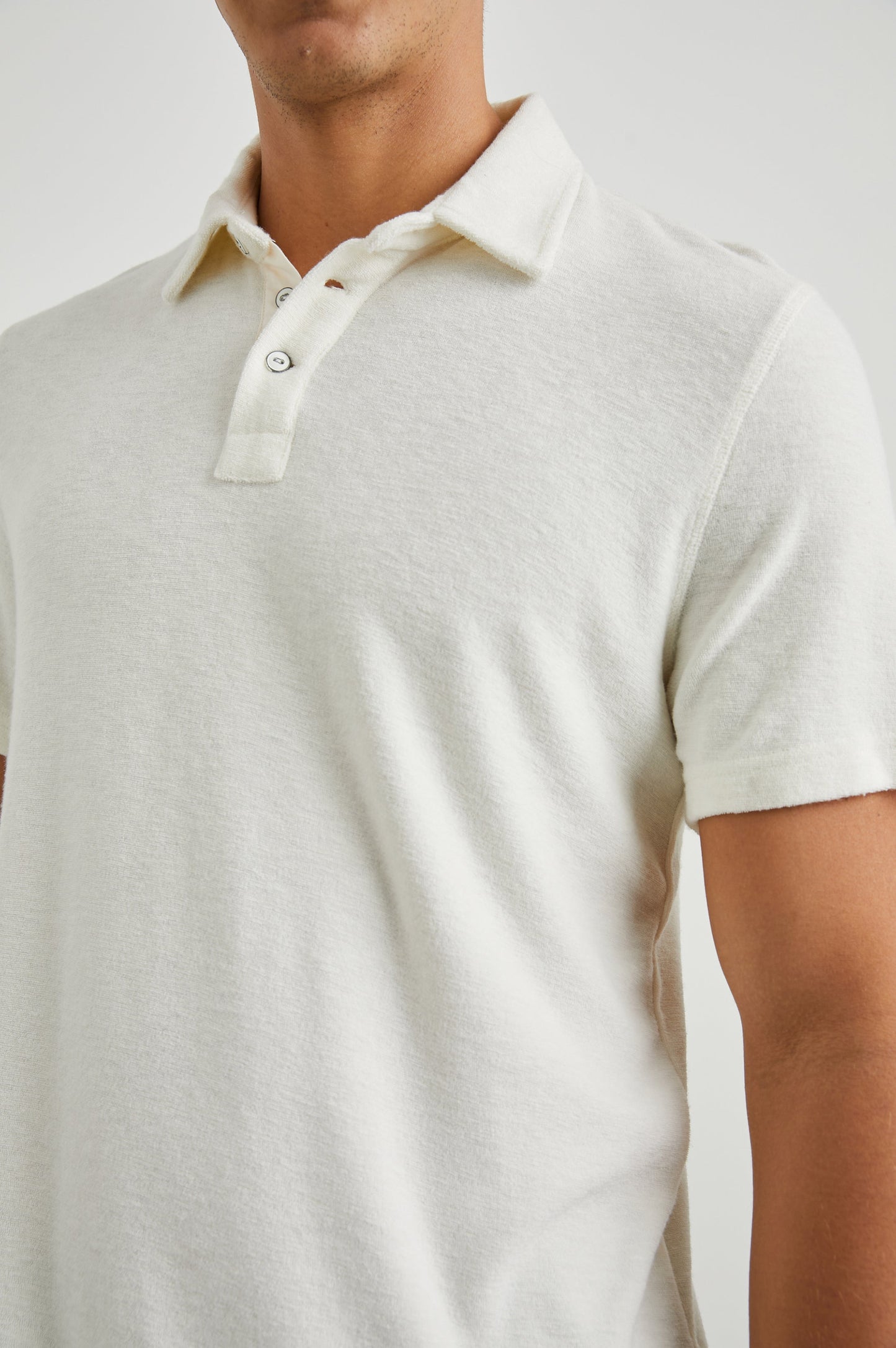 RHEN POLO SHIRT - PEARL