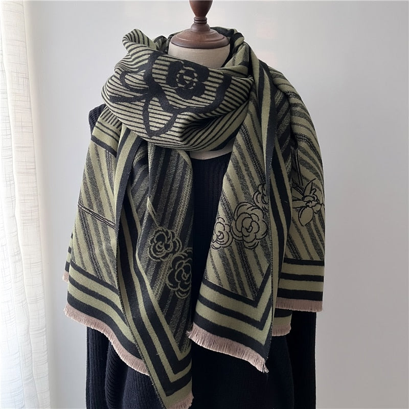 Women Cashmere High-Quality Pashmina Blanket