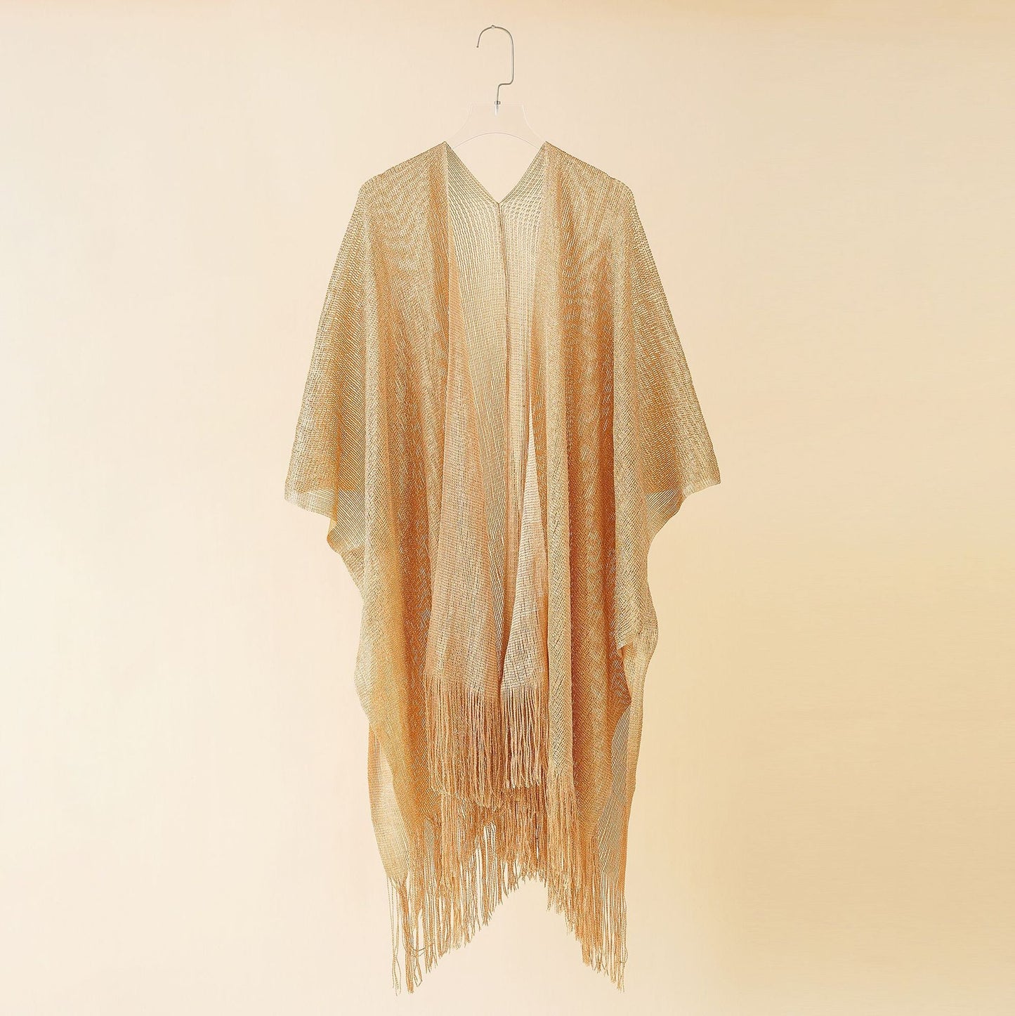 Sexy Beach See Through Kaftan Tassel Tunic Swimsuit Cover-up