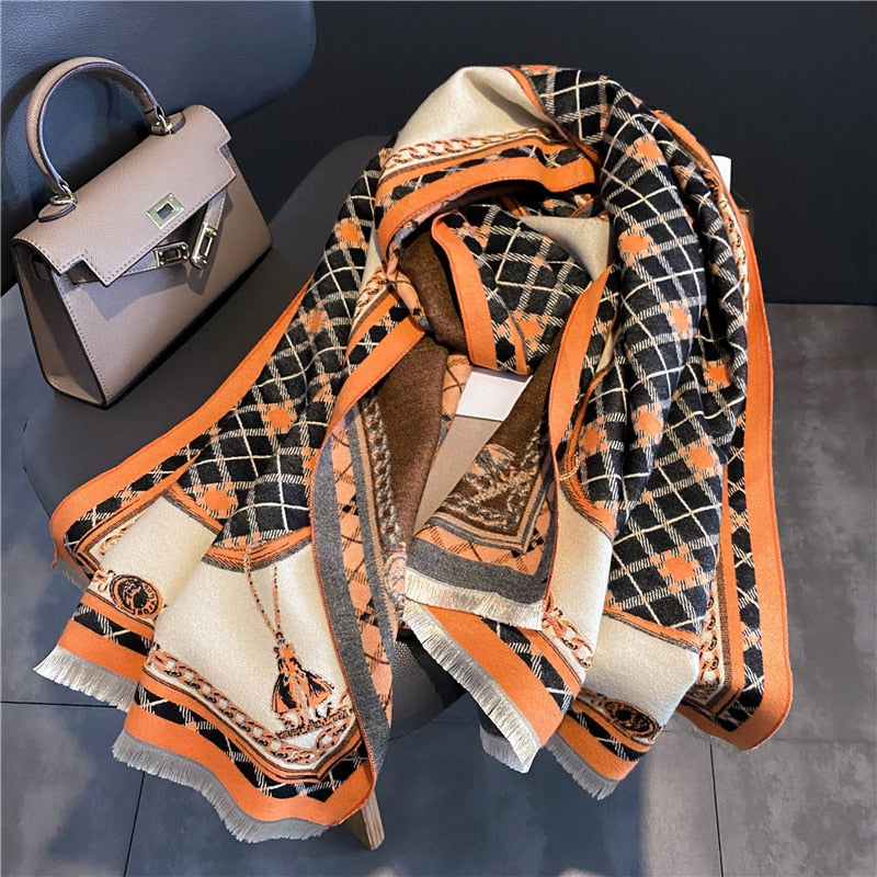 Women Cashmere High-Quality Pashmina Blanket