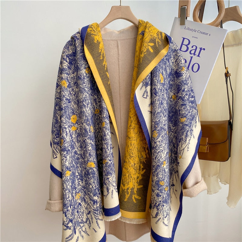 Women Cashmere High-Quality Pashmina Blanket