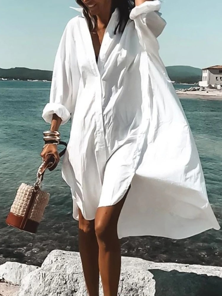 Oversized Short Beach Dress