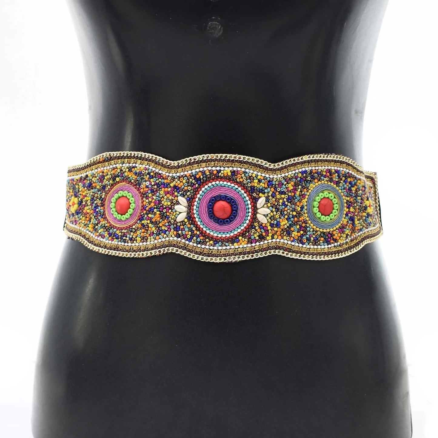 Handmade Flower Resin Beads Waistband