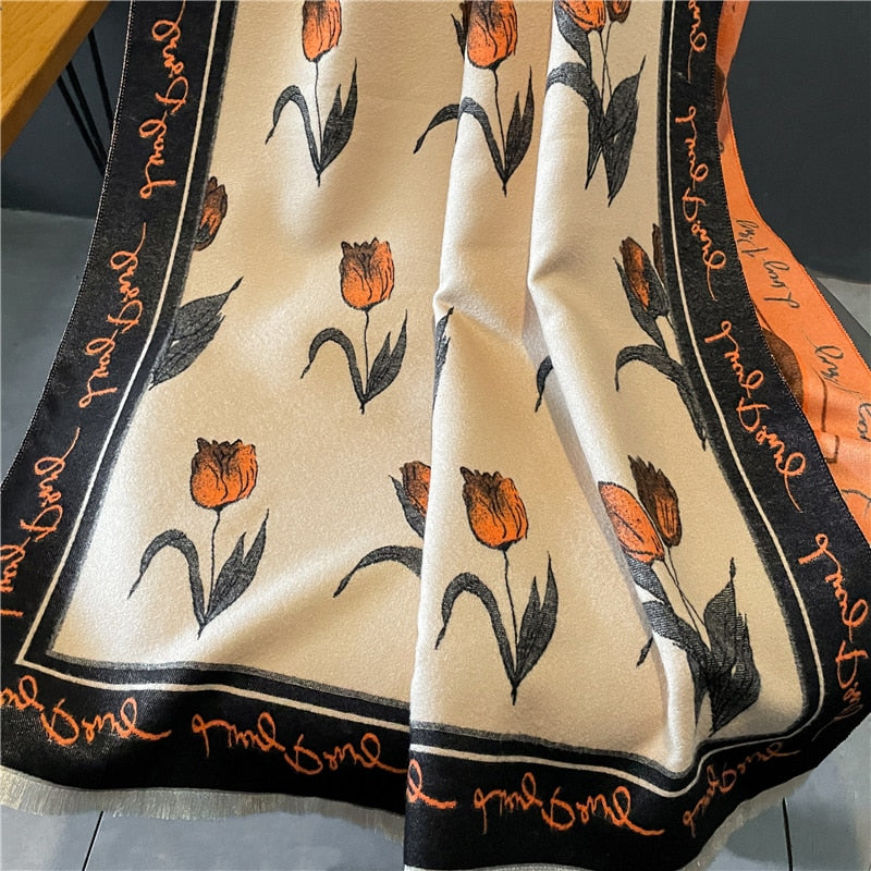 Women Cashmere High-Quality Pashmina Blanket
