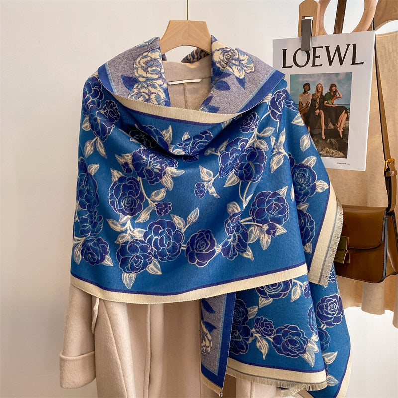 Women Cashmere High-Quality Pashmina Blanket