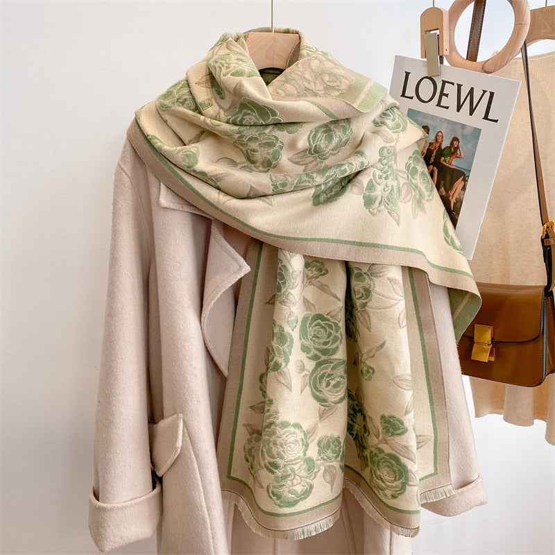 Women Cashmere High-Quality Pashmina Blanket