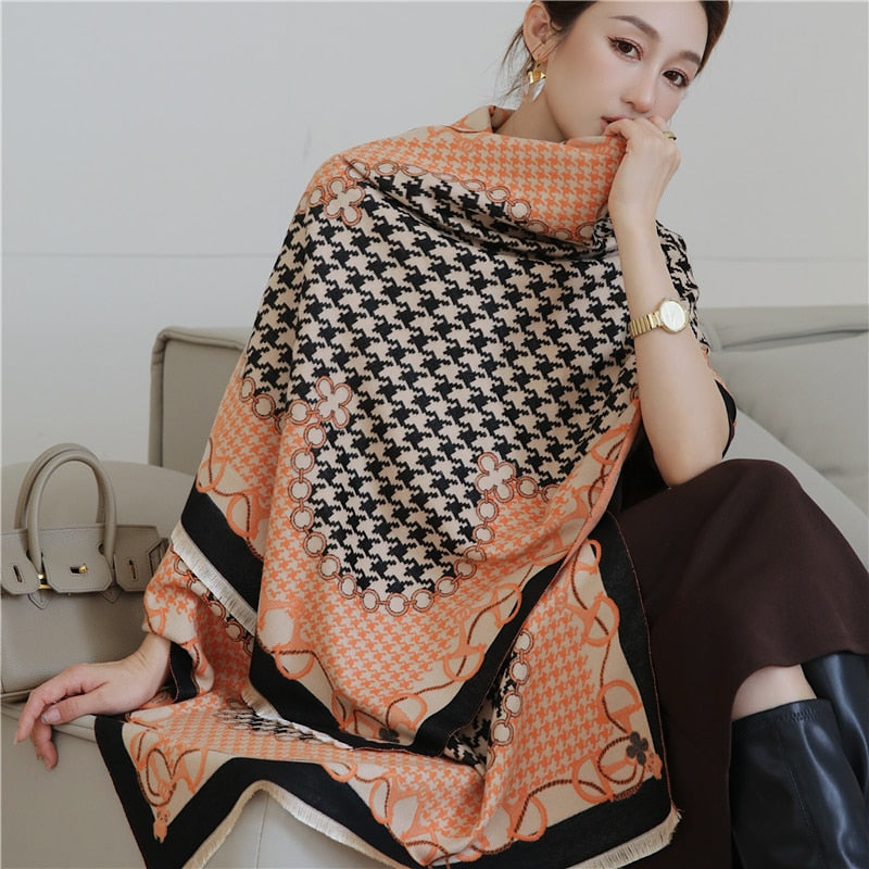 Women Cashmere High-Quality Pashmina Blanket