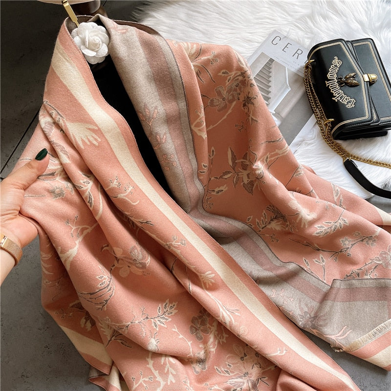 Women Cashmere High-Quality Pashmina Blanket